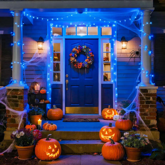 ✨ Luces Azules para una Decoración Mágica 💙